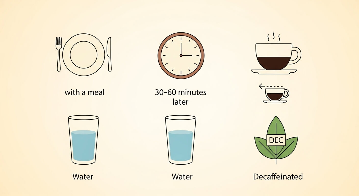 위 건강을 위한 커피 선택과 섭취 습관