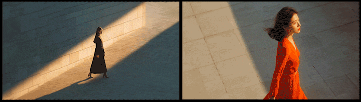 High-angle 이미지에 Slide 카메라 무브를 적용해 공간의 확장감과 부드러운 이동 감성을 표현한 영상 클립_Midjourney