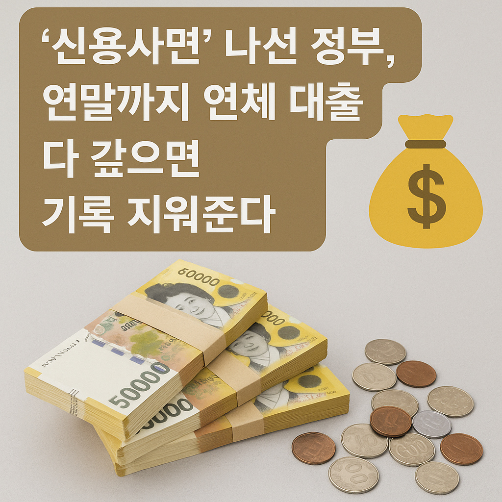 연말까지 빚 갚으면 &lsquo;연체 기록&rsquo; 완전 삭제