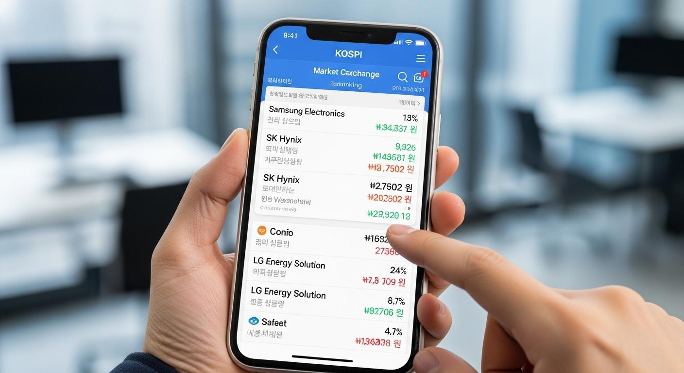 코스피 시총순위 보는법