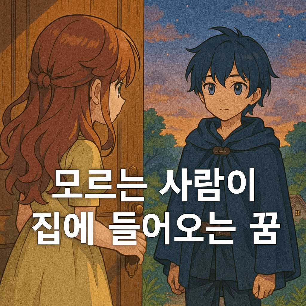 모르는 사람이 집에 들어오는 꿈 해몽