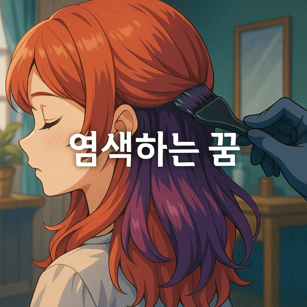 염색하는 꿈 해몽