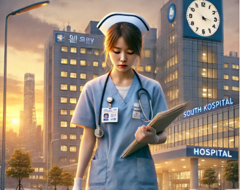 간호사 스트레스, 워라밸 문제를 상징하는 이미지