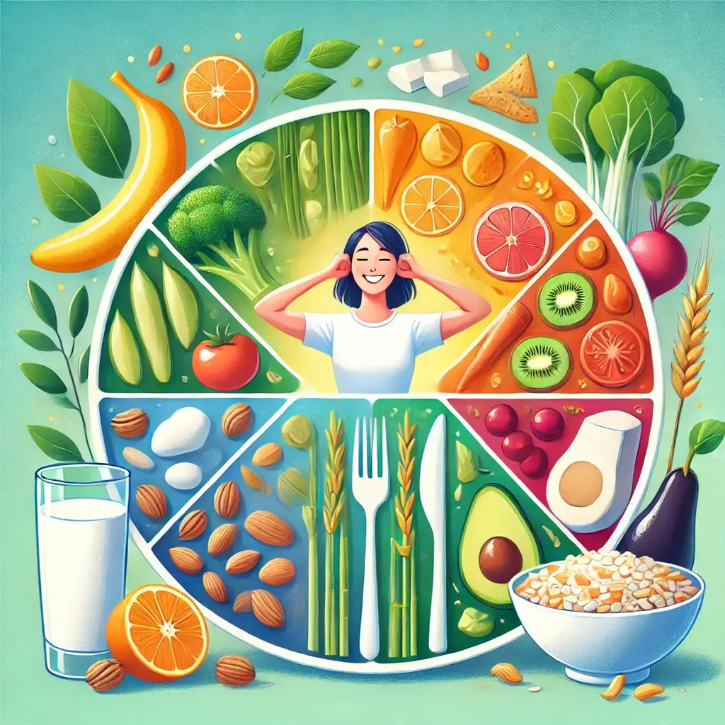 식단 접시 구성