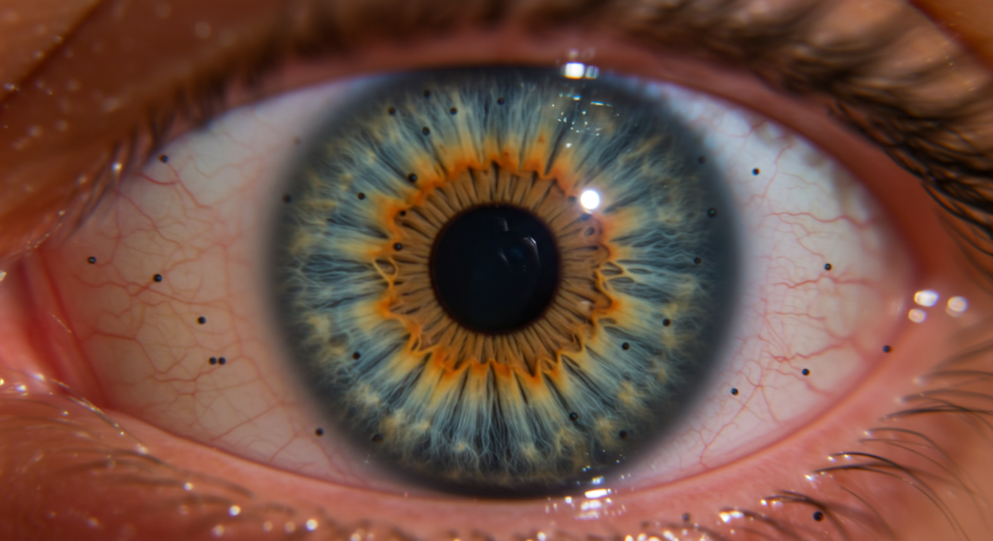 비문증 예시 이미지 1