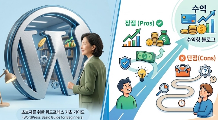 워드프레스란? 블로그 초보자가 알아야 할 뜻, 장단점, 수익형 블로그 시작법