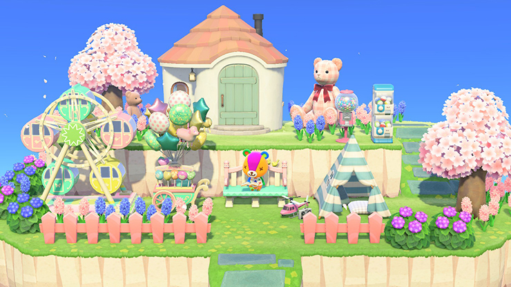 패치 - 컬러풀한 장난감 상자처럼 / 모동숲 해피홈 파라다이스 주민 가구