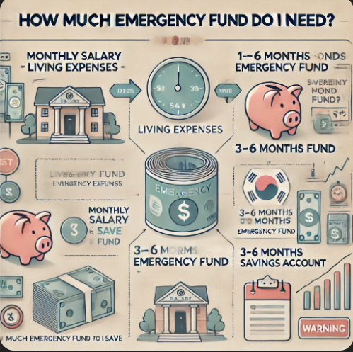 월급의 몇 %를 비상금으로 준비해야 할까? 를 설명하는 사진