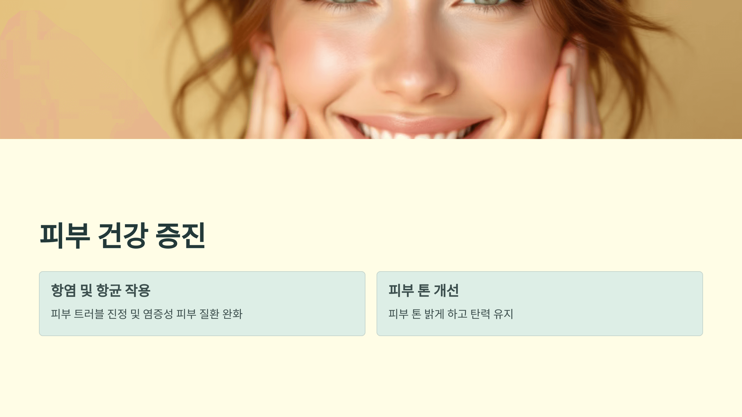 메리골드 꽃차 사진입니다.