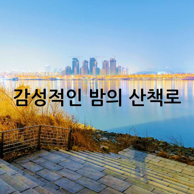 한강야경투어_봄