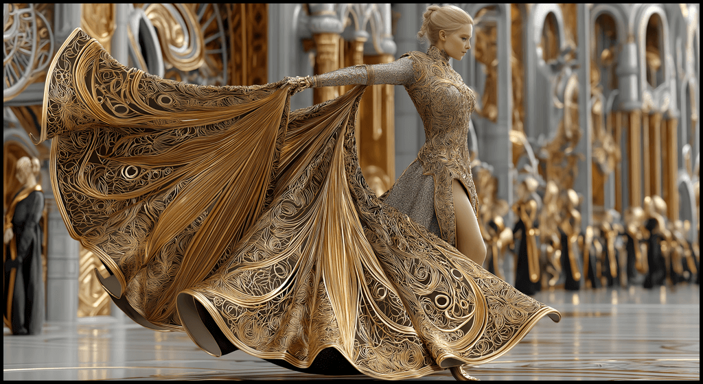 감도를 결정짓는 소재와 랜더링 예시 Midjourney