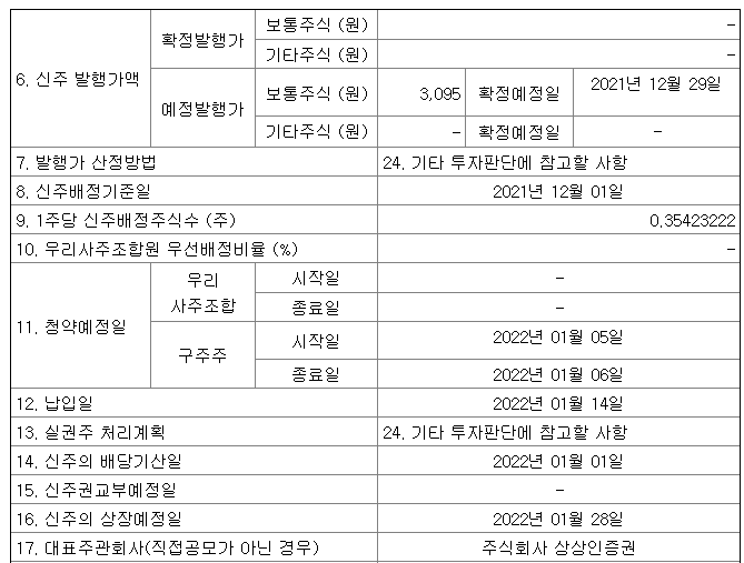 오리엔트정공유상증자