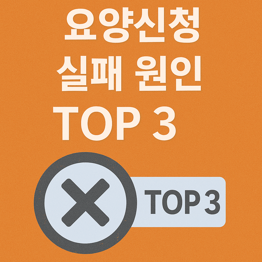 요양신청 실패 원인 TOP 3, 이것만 알면 합격률 UP!