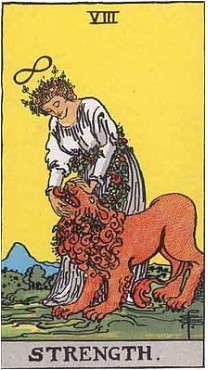 타로카드 이해하기, 메이저카드 8번 힘카드 STRENGTH