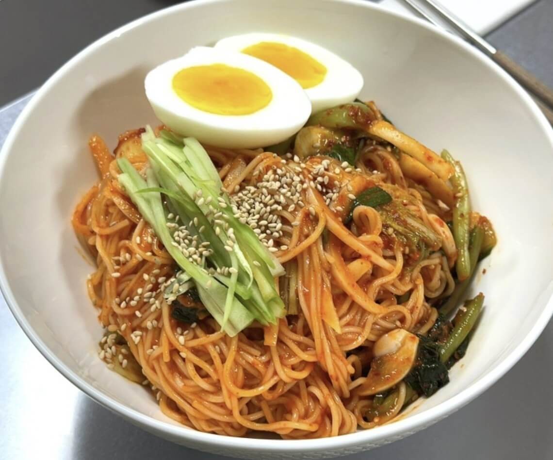 열무비빔국수