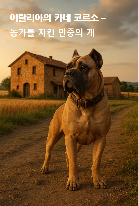 이탈리아의 카네 코르소 이미지