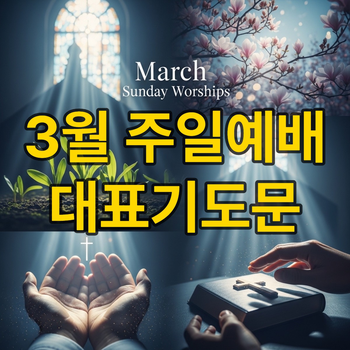 3월 주일예배 대표기도문