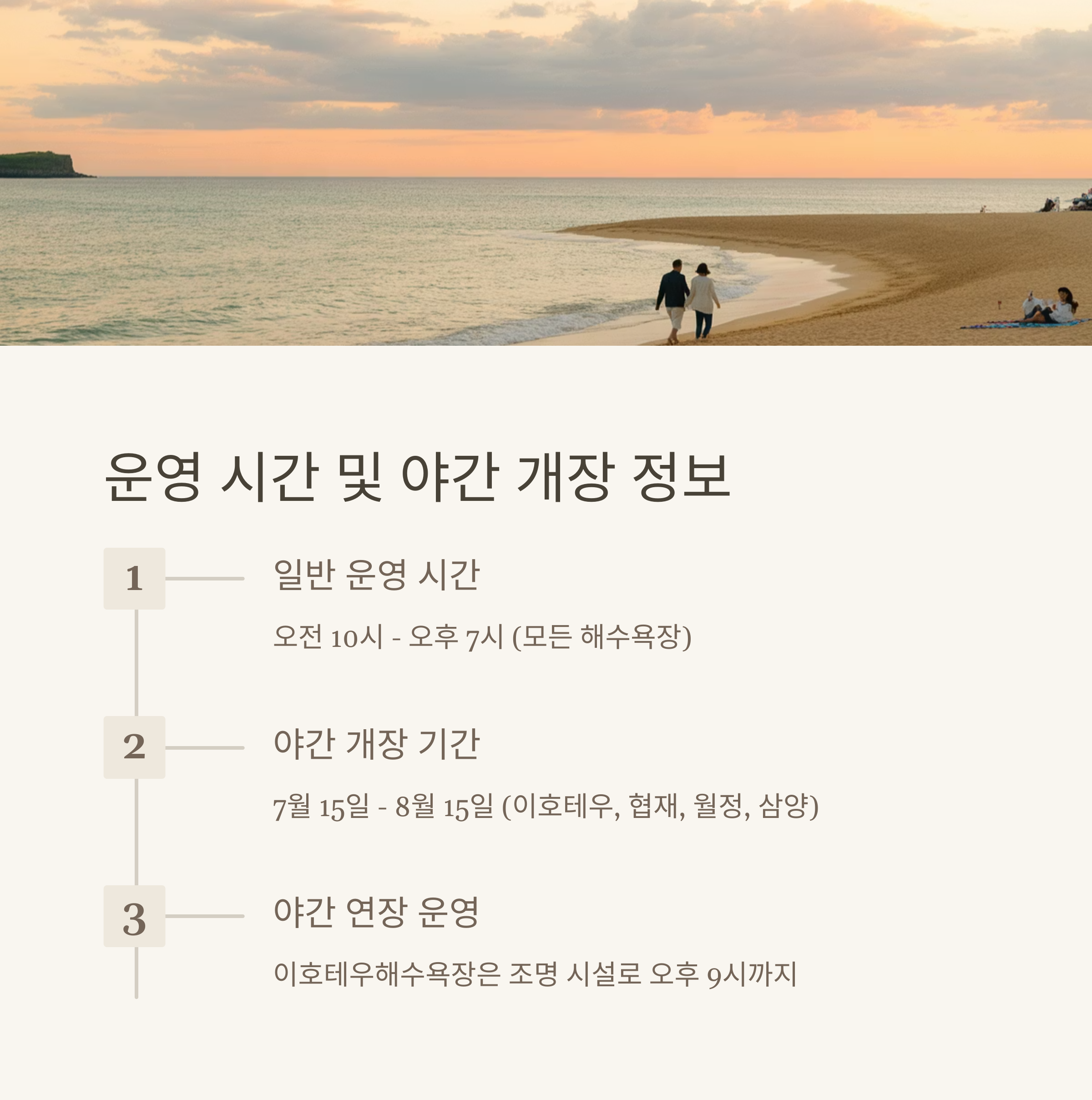 제주 해수욕장 조기 개장
