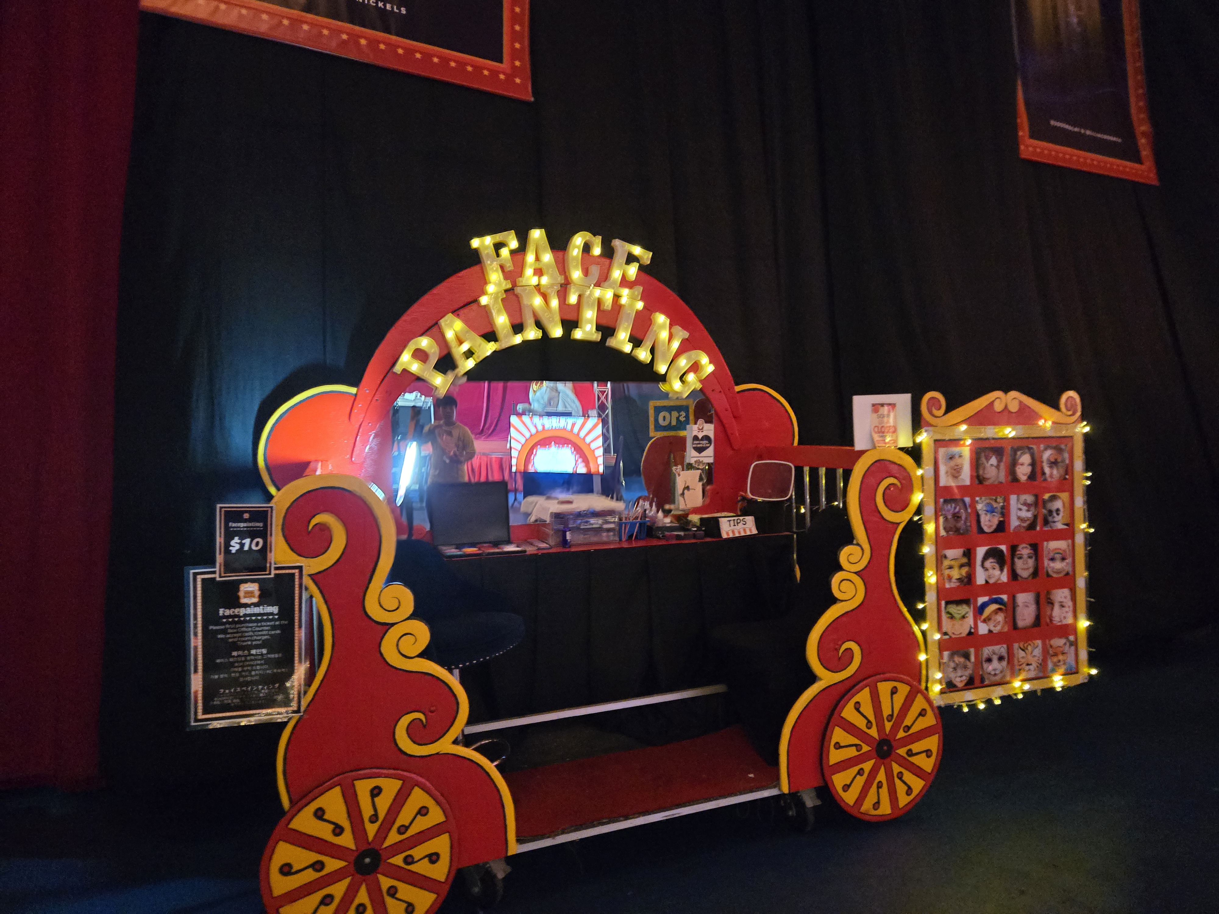 괌 PIC 서커스 페이스페인팅