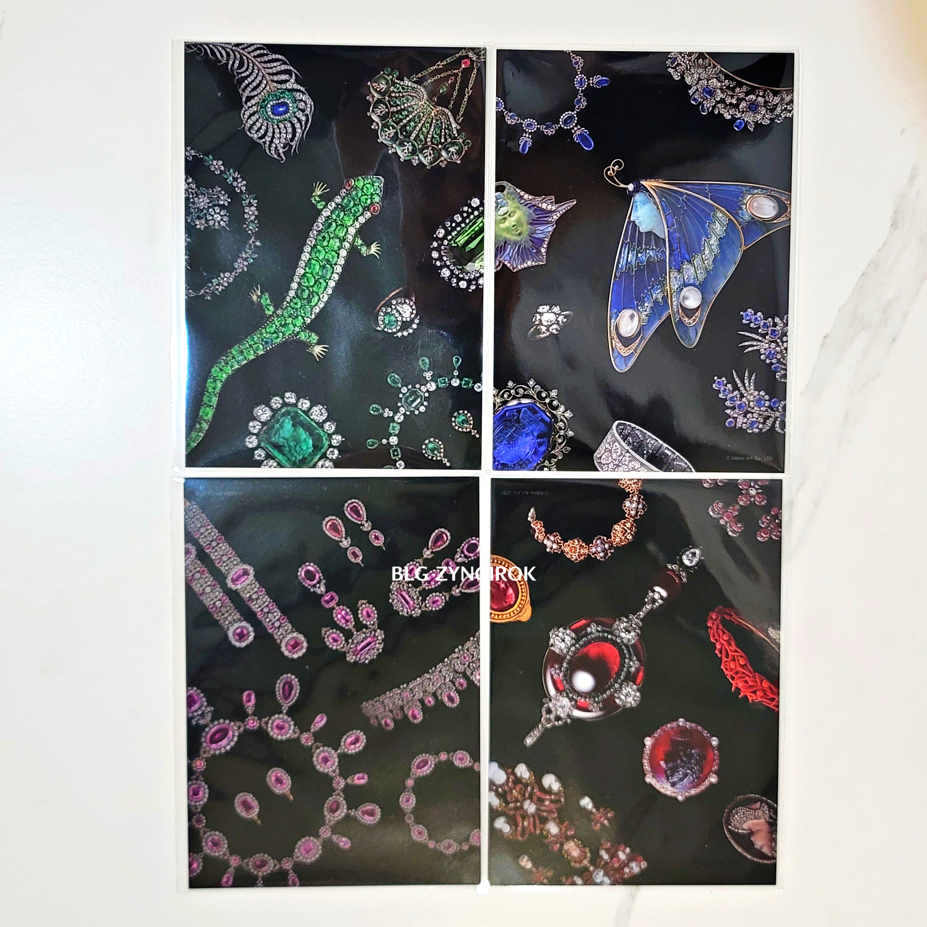 롯데타워 - 롯데뮤지엄 고혹의 보석 매혹의 시간 - 엽서 모습이다.