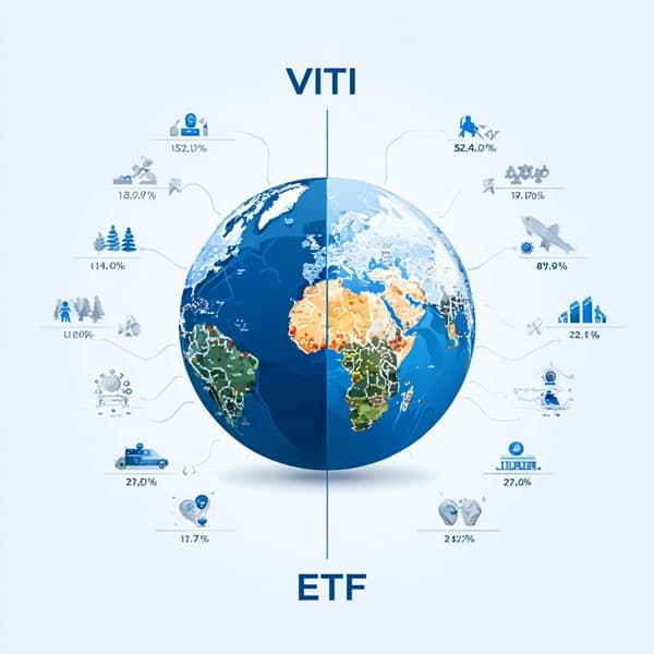 해외 ETF 2종 비교 인포그래픽 이미지