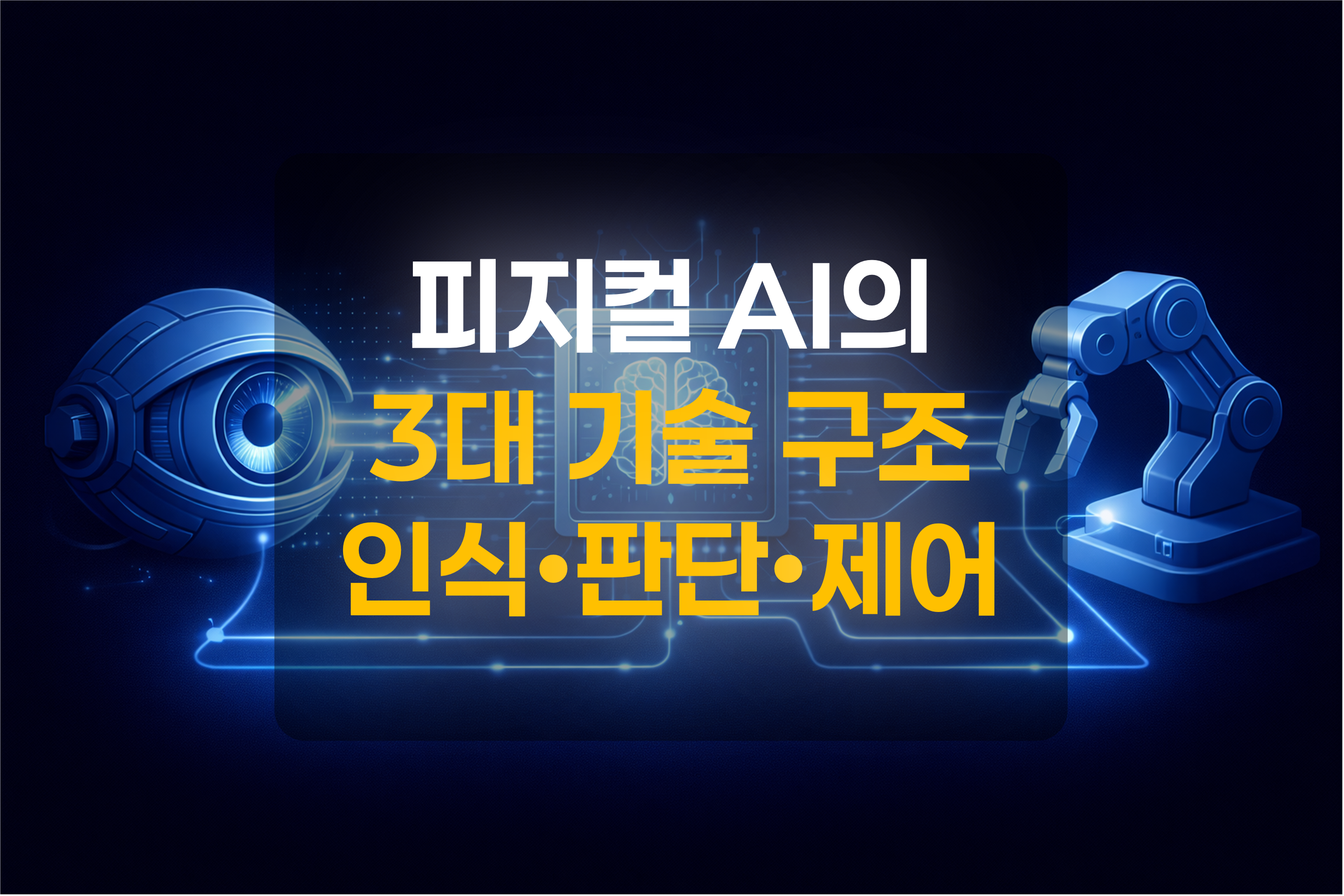 피지컬 AI의 구조를 표현한 그림