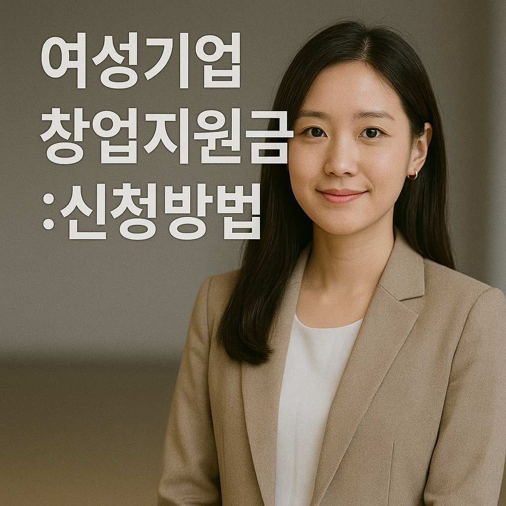 여성기업 창업지원금