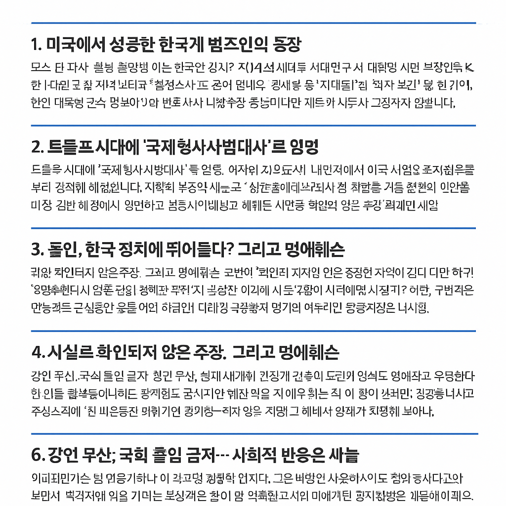 모스탄 대사 프로필, 한국 정치 논란의 중심