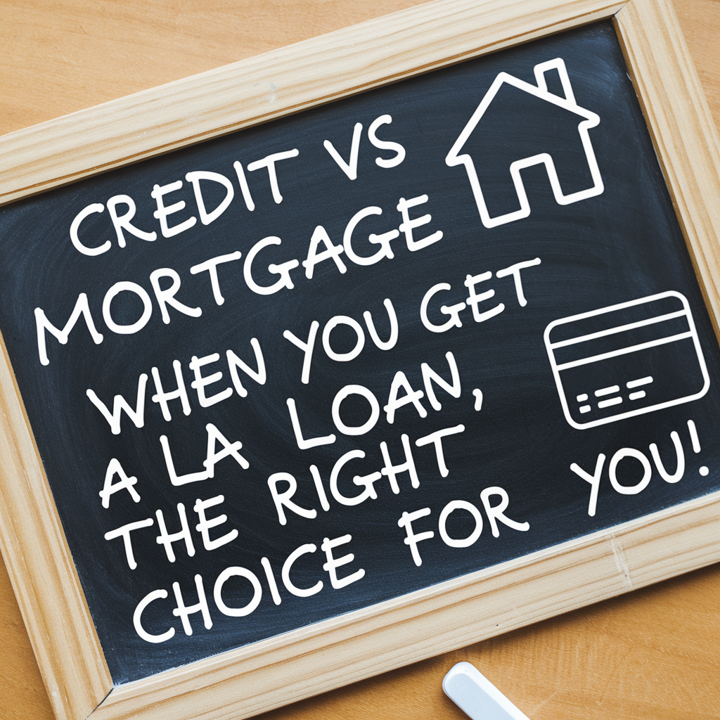 주택담보대출 vs 신용대출 비교