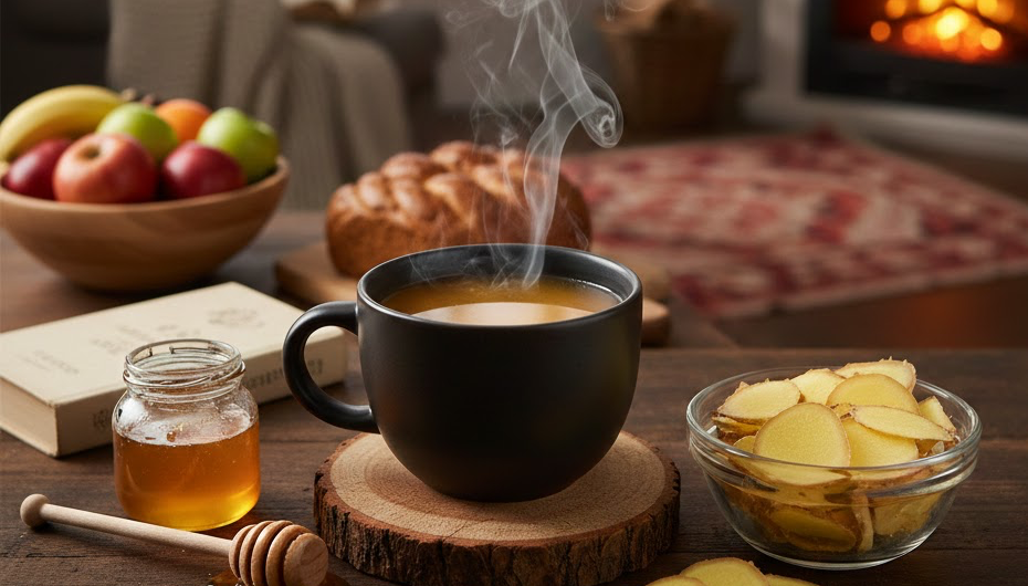 생강차 꿀물 이미지