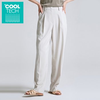 스파오 포우먼 데일리지 쿨비즈 핀턱 와이드 SPTAB24W03