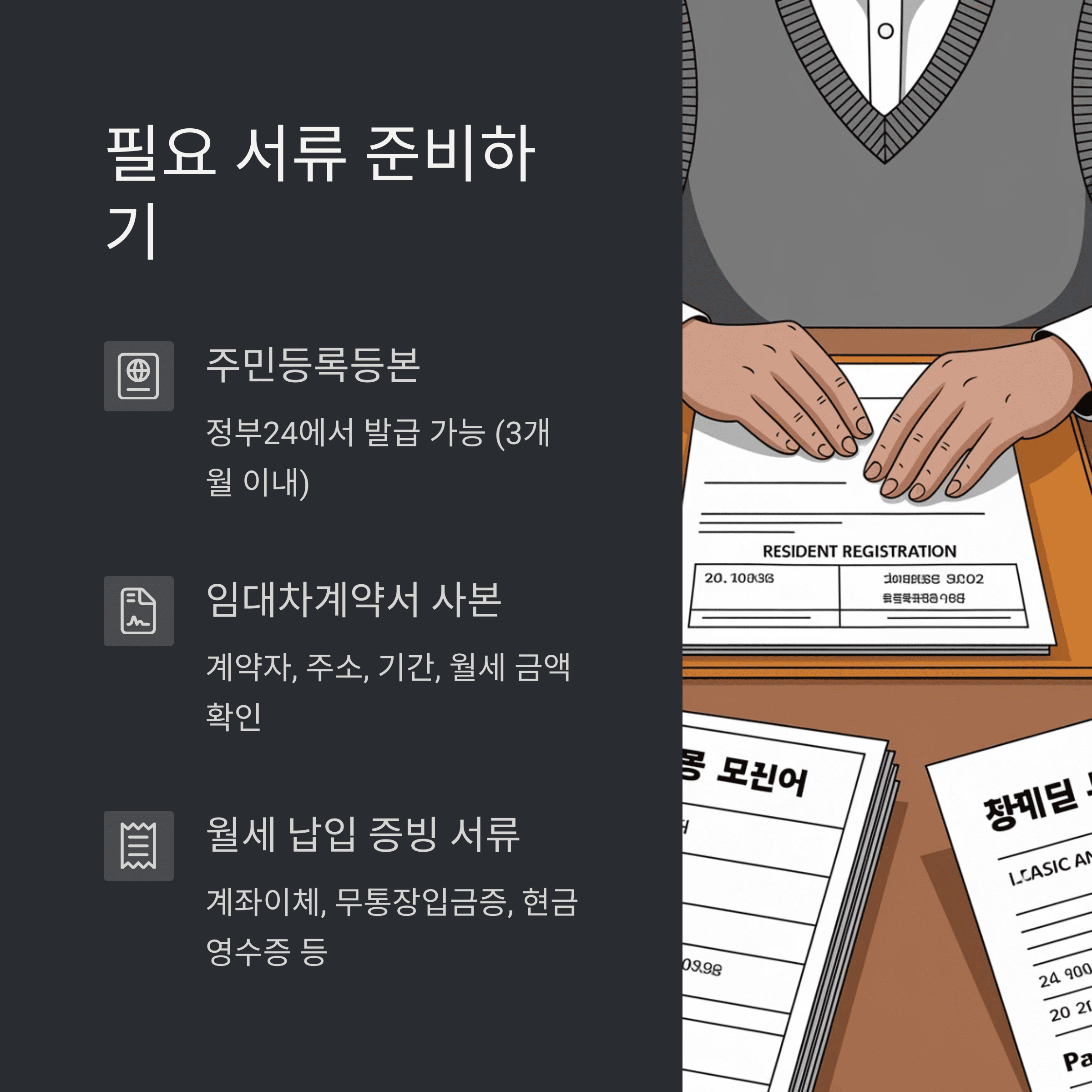 월세 환급 신청 대상자와 필요 서류 총정리