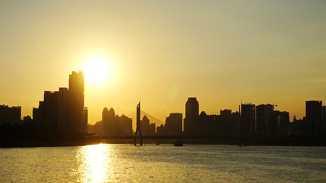 중국 광저우 진주강