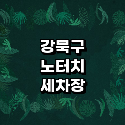 서울 강북구 노터치 세차