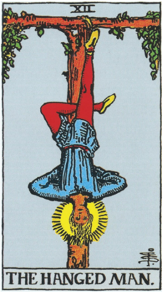 타로카드에서 12번 행맨(The Hanged Man) 카드