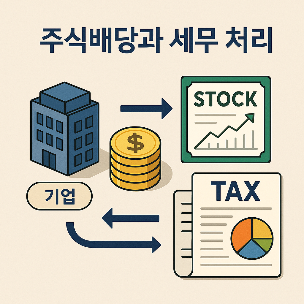 주식배당 회계와 세무처리 사진