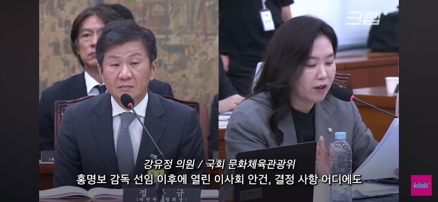 축구협회 국정감사 핵사이다 ❘ 믿고 보는 강유정 위원