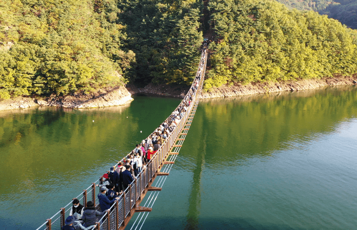 옥순봉-출렁다리