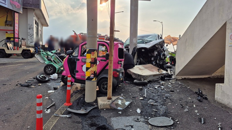 제주 우도 승합차 사고 운전자 긴급체포