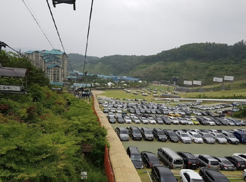 화담숲 주차장 이미지