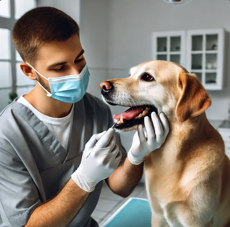 강아지 치과 사진