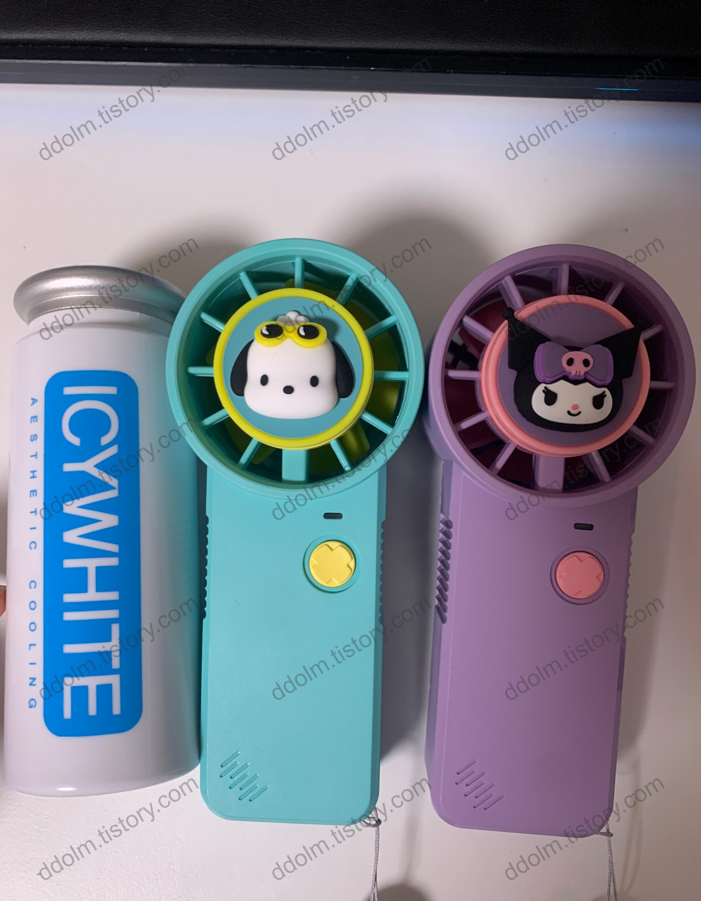 산리오 무선 핸디 선풍기