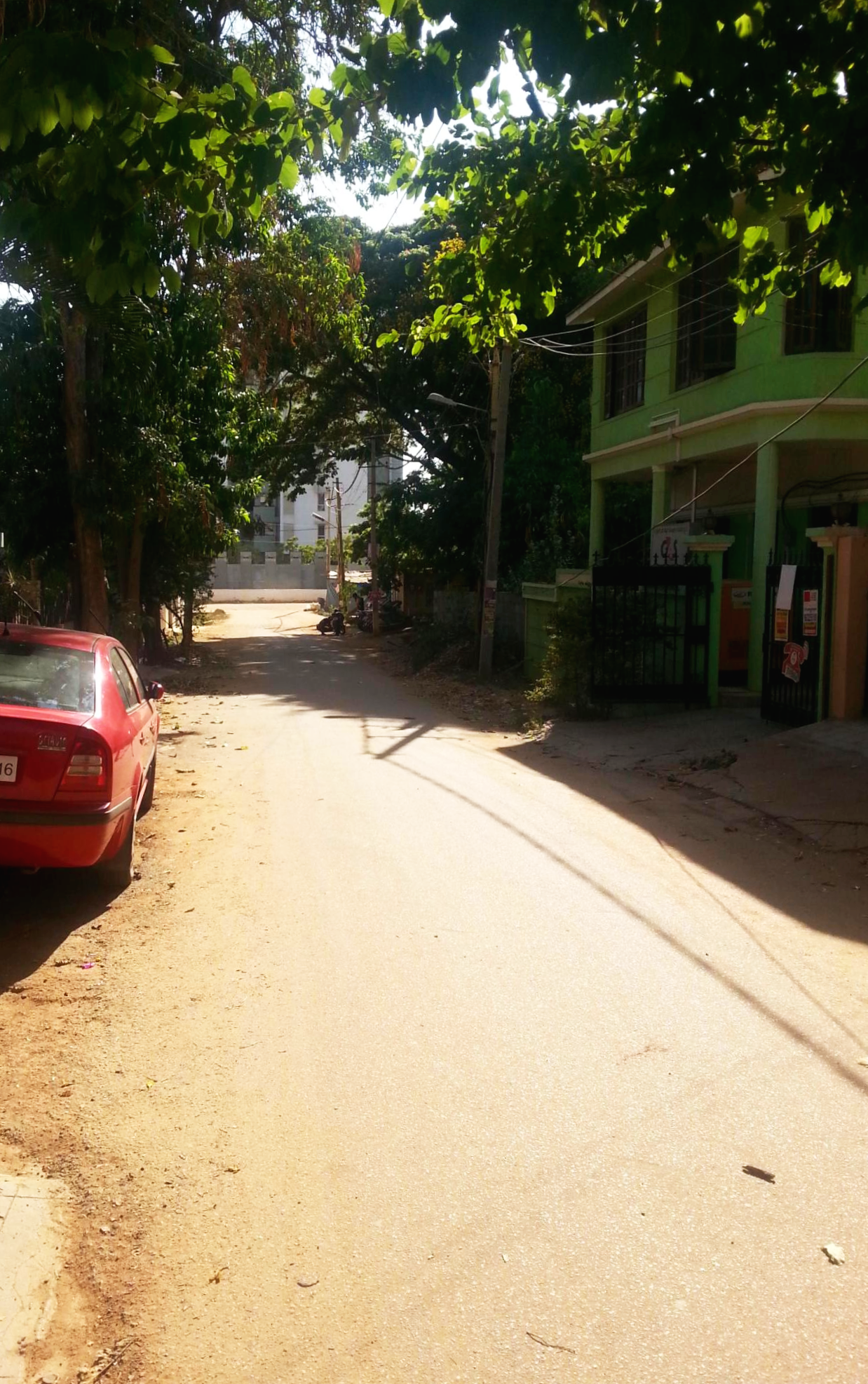 인도 벵갈루루 비포장도로