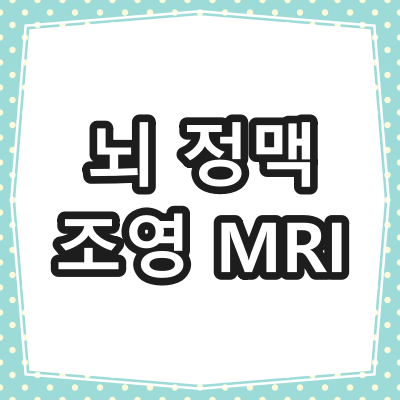 뇌 정맥조영 MRI (Brain Venography MRI)