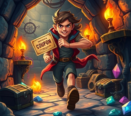 와다다던전런쿠폰그림