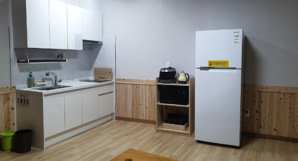 숙박시설 내부 주방