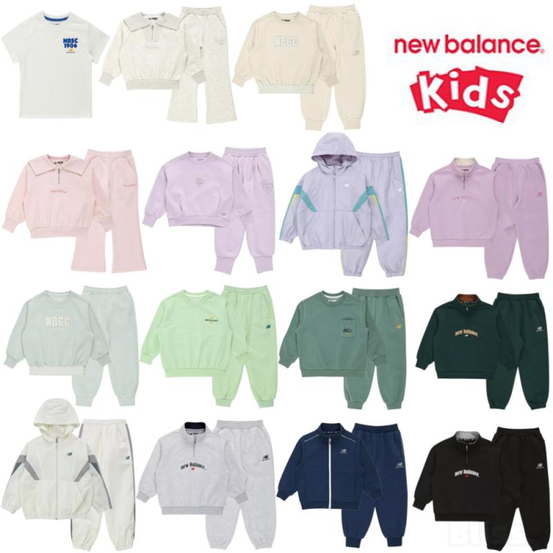 뉴발란스 키즈 상하복 셋업 상하세트 반집업 초등학교입학식옷 주니어 어린이집등원룩