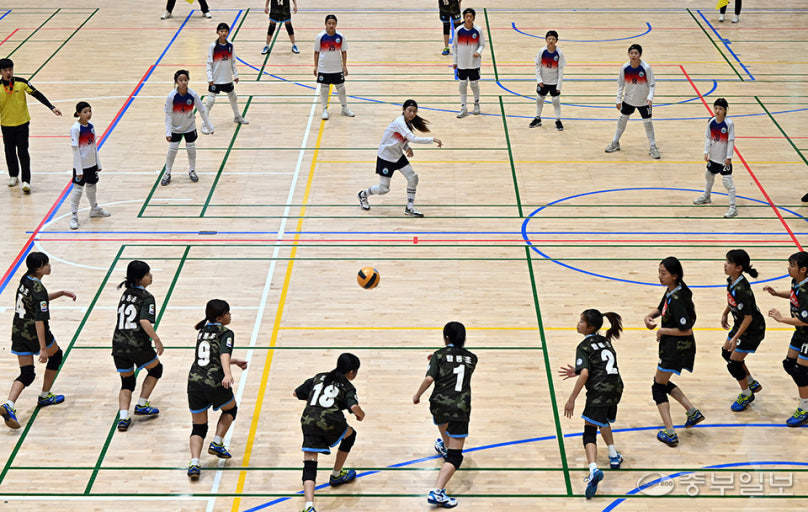 아이들 피구경기 사진 첨부