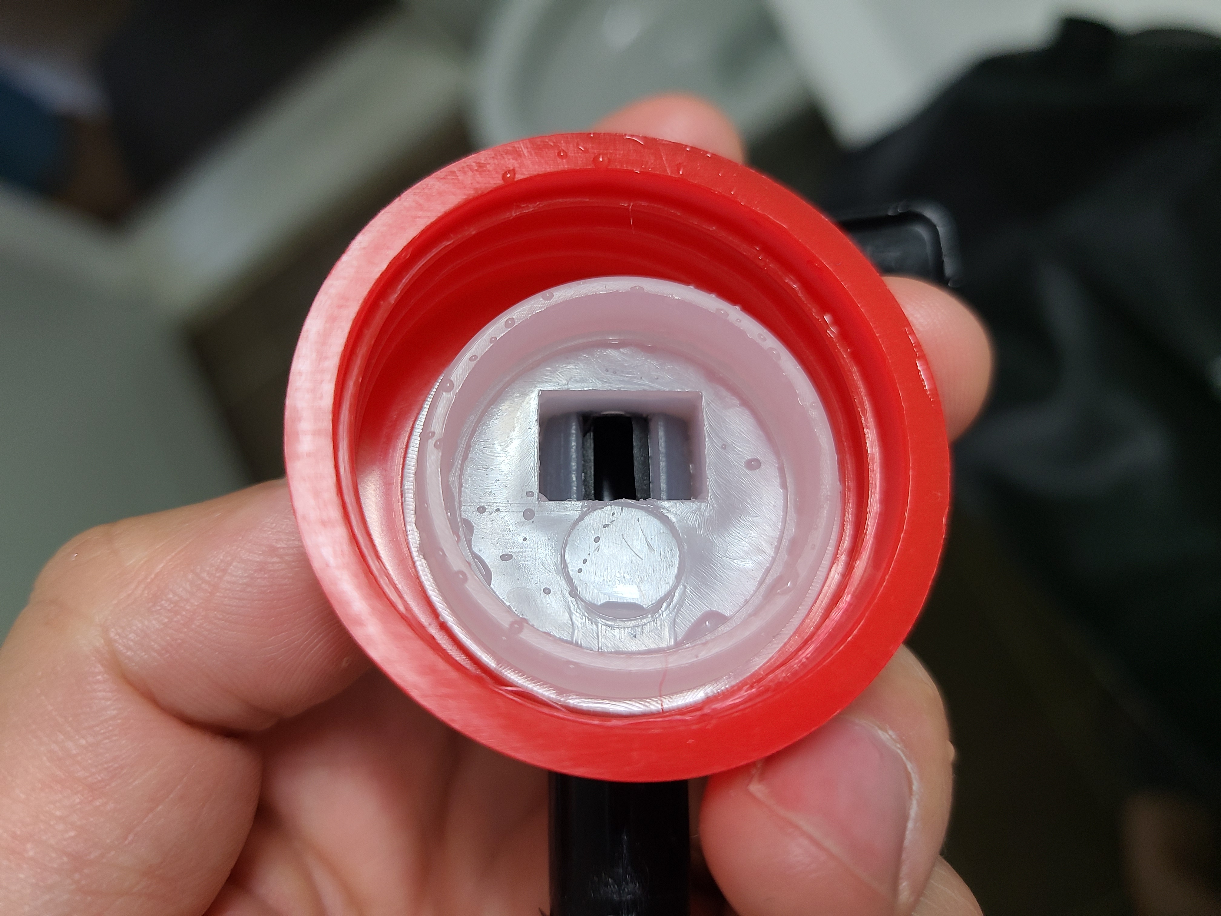 캠핑 샤워백 수도꼭지 내부 구조