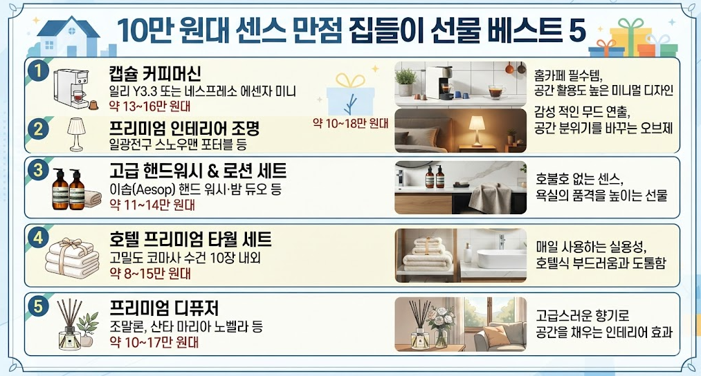 센스있는집들이선물 고르는 법